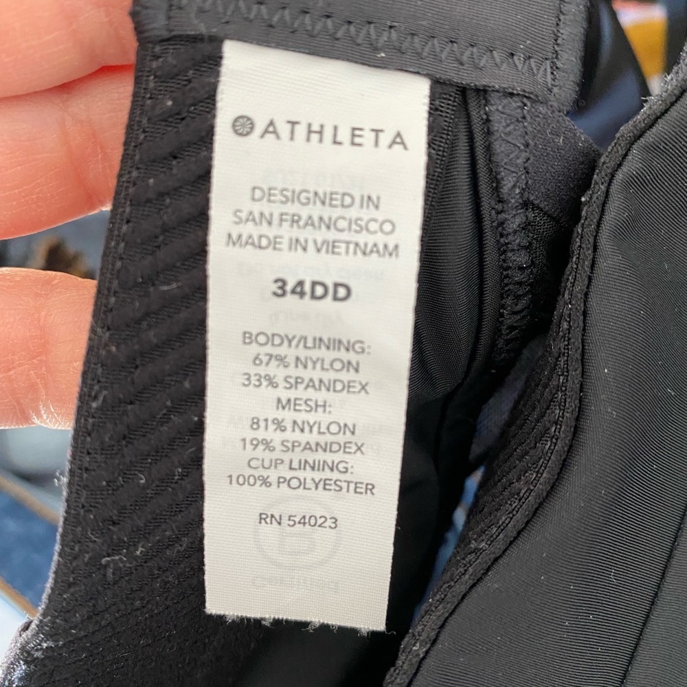ATHLETA Black Sports Bra - Picture 5 of 5